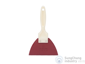 D형 고무헤라 [생고무] - 130mm